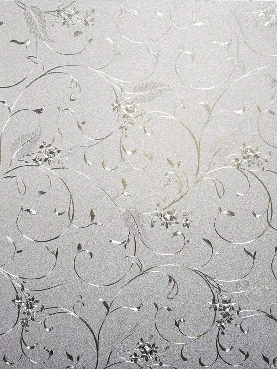 Stained Glass Window Film:Static Cling Window Privacy Film Decorative UV Sun Blocking Non-Adhesive Glass Window Covering For Home Bathroom